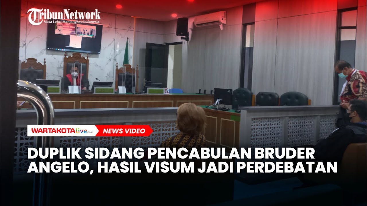Duplik Sidang Pencabulan Bruder Angelo, Hasil Visum dan Barang Bukti Kasus Jadi Perdebatan