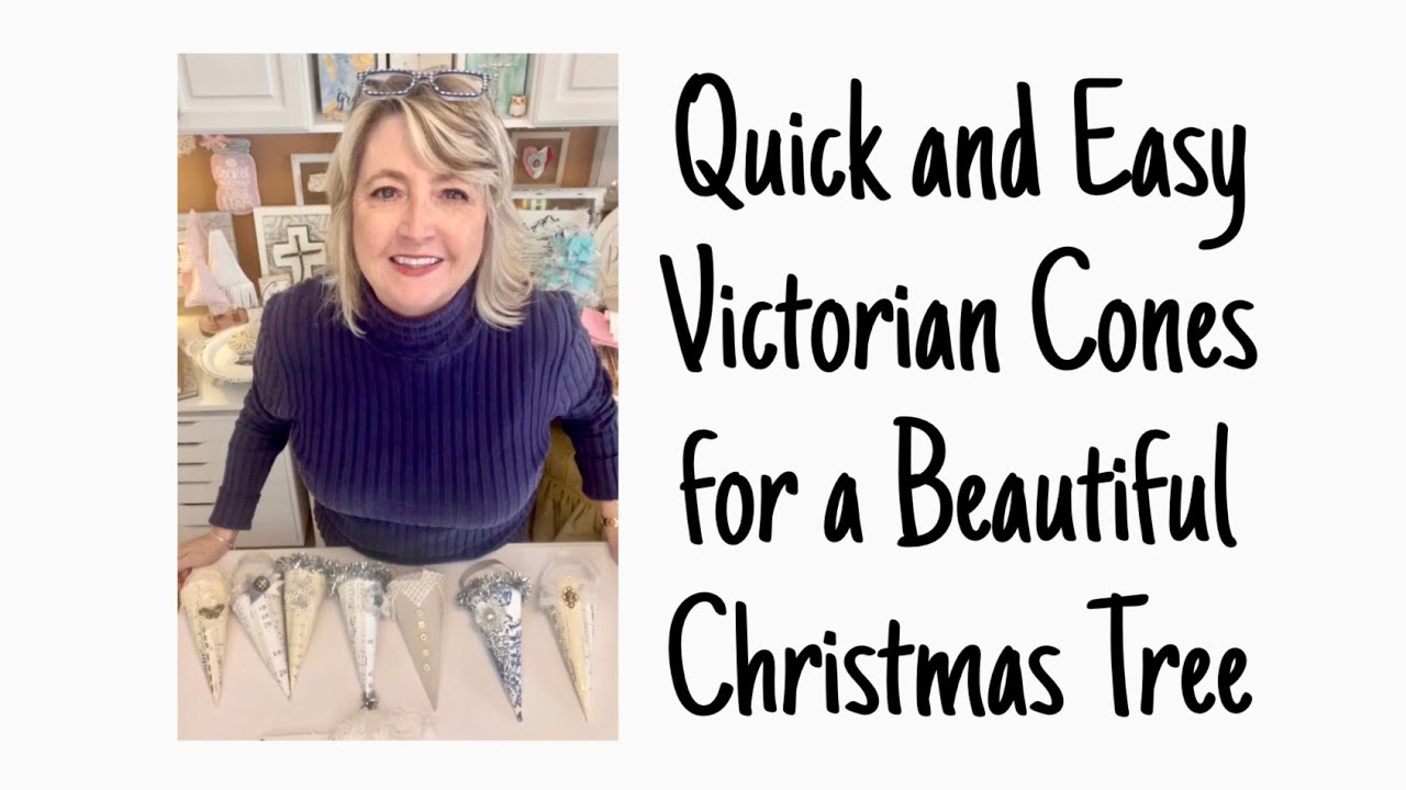 DIY Quick and Easy Victorian Cones for a Beautiful Christmas Tree