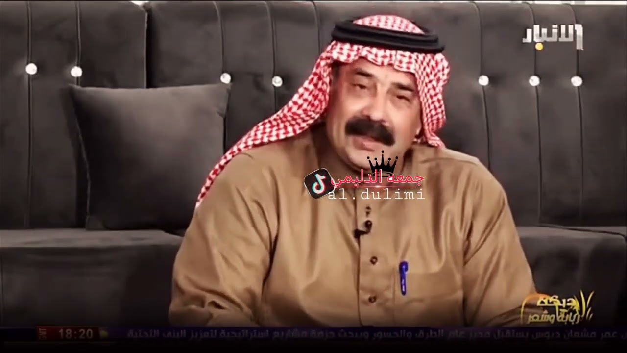 شعر وعتابة الغربية شعر شعبي عراقي الشاعر محمد سرحان الشعباني قناة الانبار الفضائية 