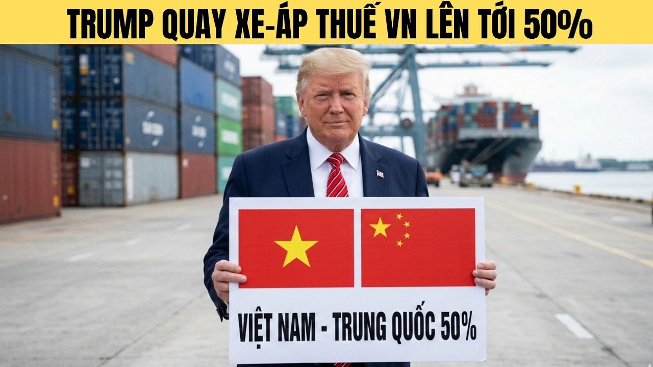 Mỹ quay xe-VN là sân sau TQ cần áp thuế lên tới 50%