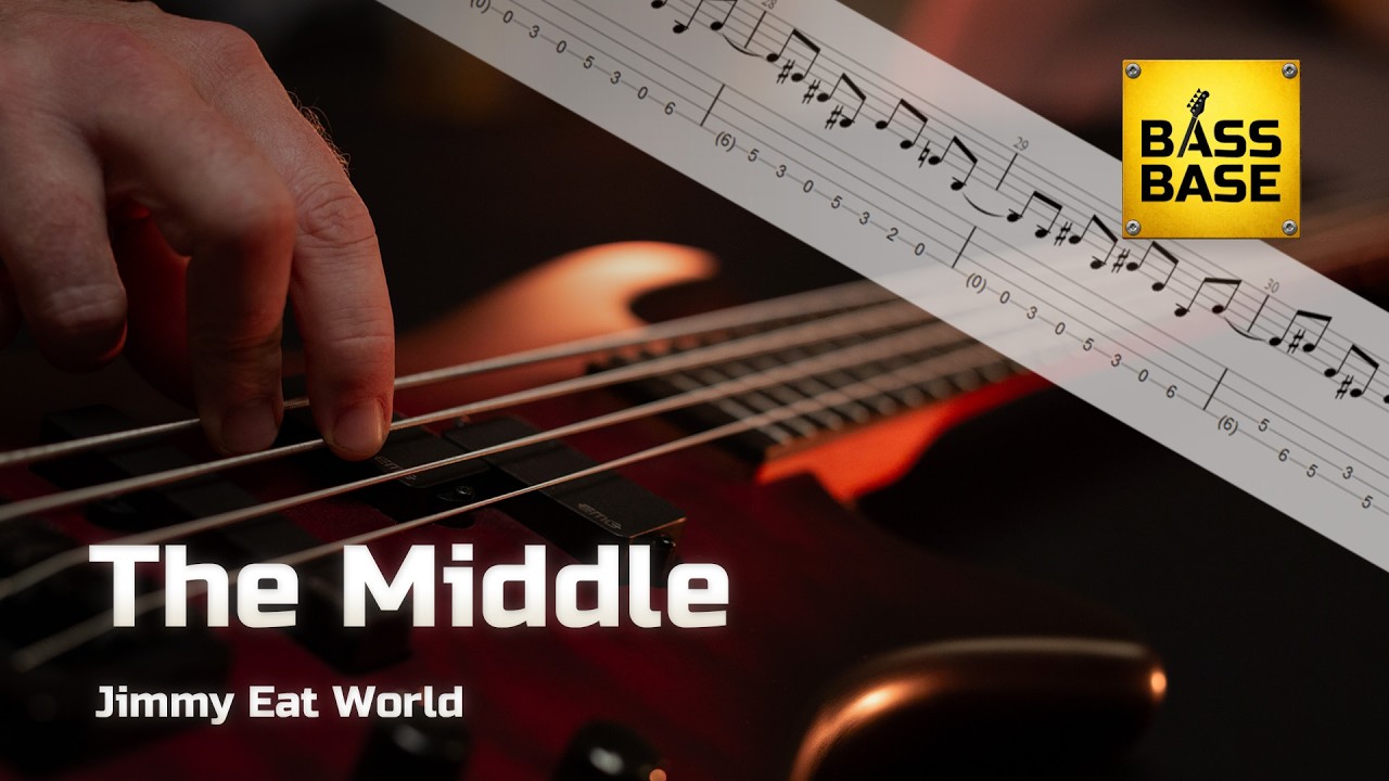 Jimmy Eat World - The Middle - Bass cover with tabs