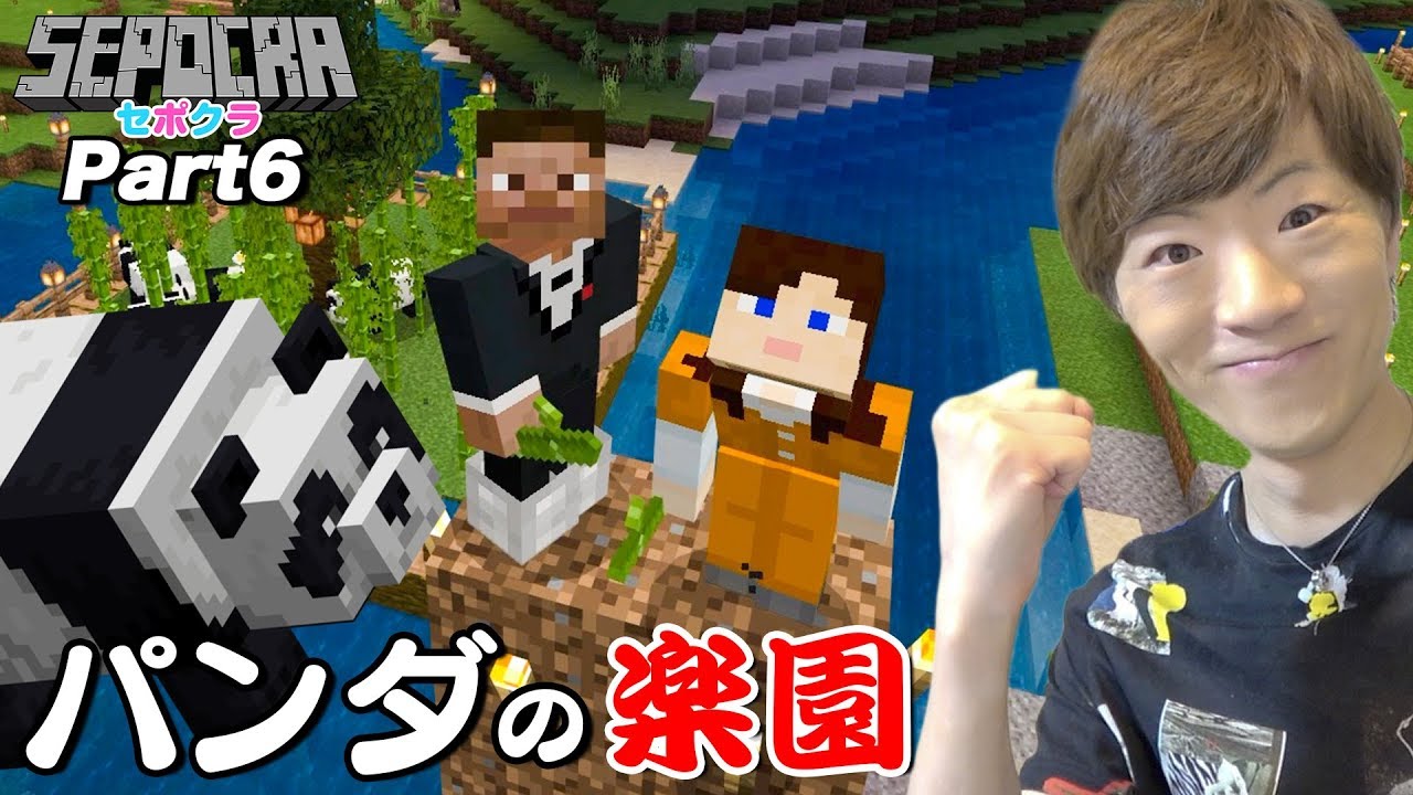 【セポクラ】Part6 - パンダの楽園を作りたい【セイキンゲームズ / マインクラフト】