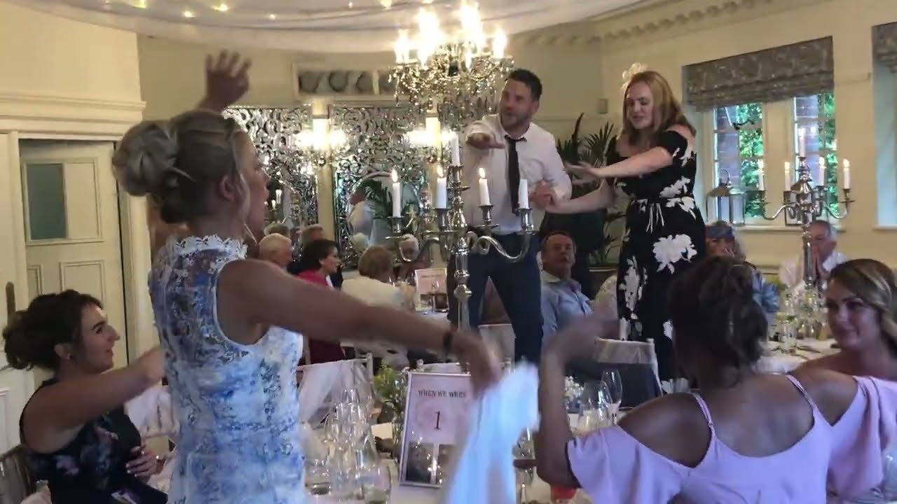 Another NON-BORING Wedding Breakfast at Eaves hall with Mark the Piano Guy - Party mode ON!!