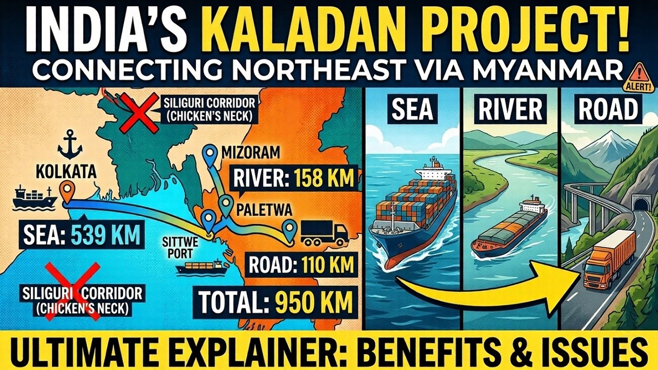 Kaladan Multi Modal Transit Transport Project Infrastructure.