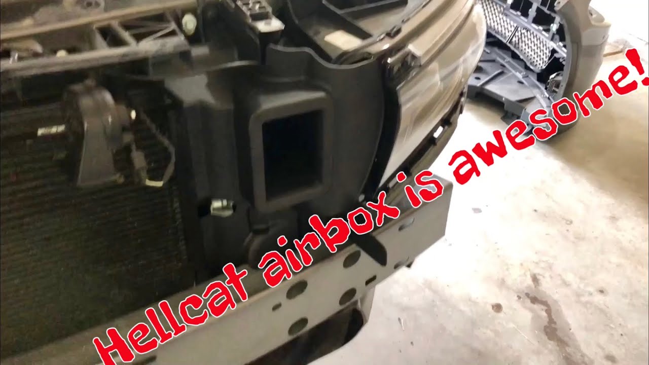 Hellcat airbox conversion kit install on a 2015 - 2019 charger Scatpack daytona or SRT.