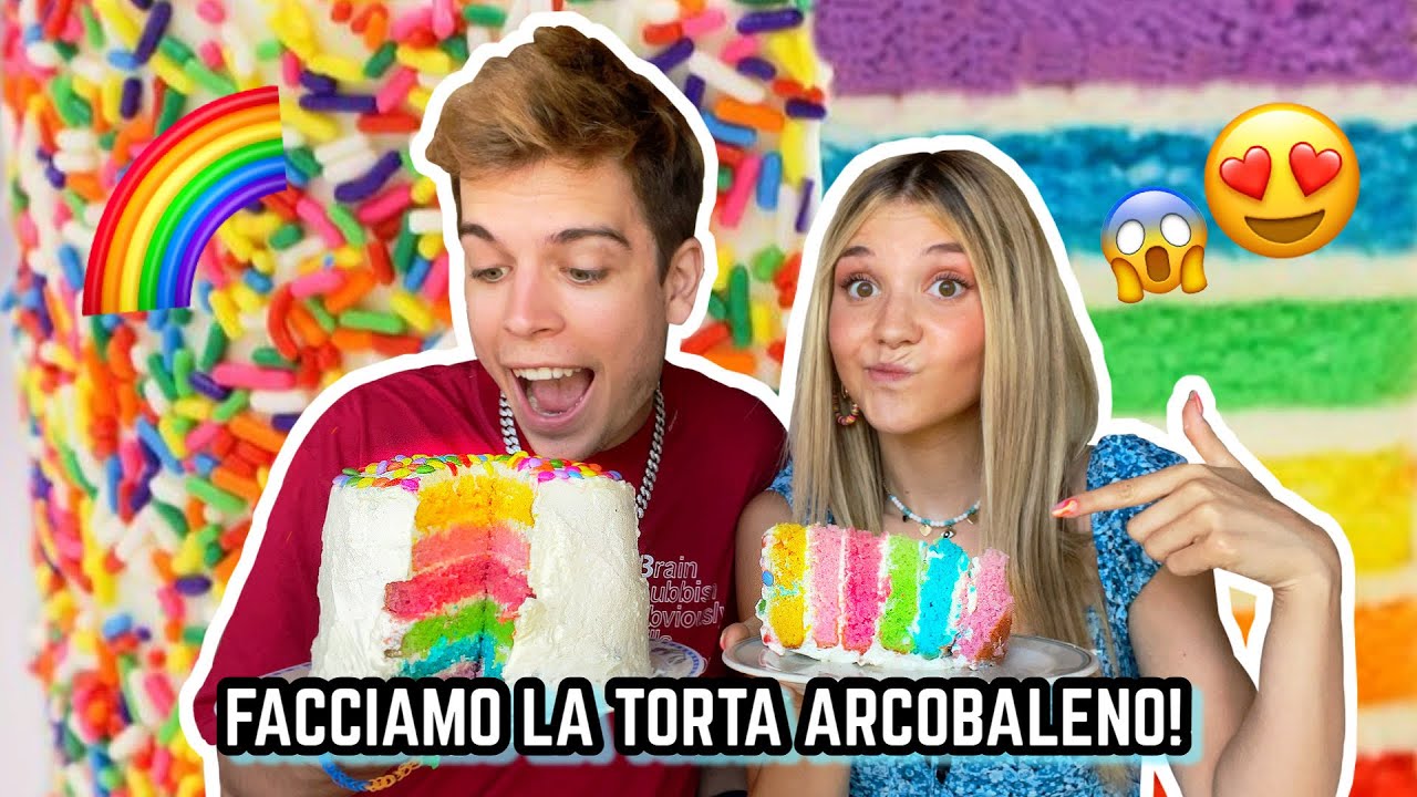 ABBIAMO FATTO LA TORTA ARCOBALENO E GUARDATE IL RISULTATO.. *assurdo* ♕