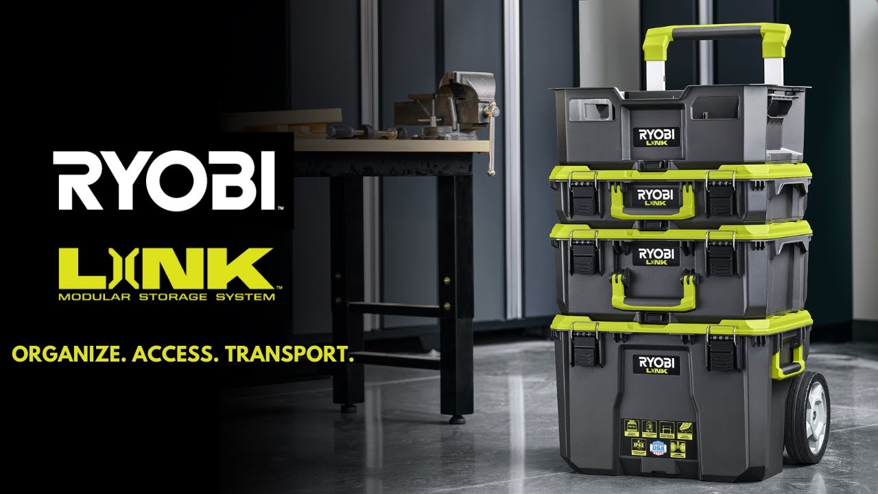 Rolling Mobile Storage | RYOBI LINK&trade; Modular Storage System
