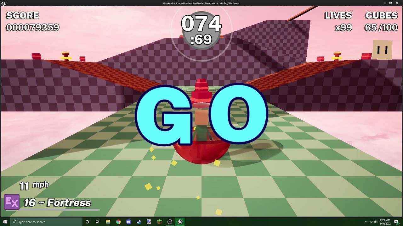 Monkey Ball Clone - Expert Difficulty (WIP)