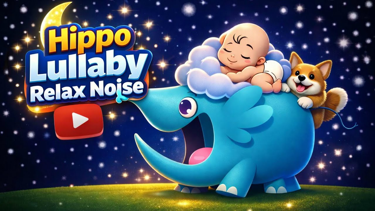 Hippo Lullaby Relax Noise | Gentle Sounds for Sleep