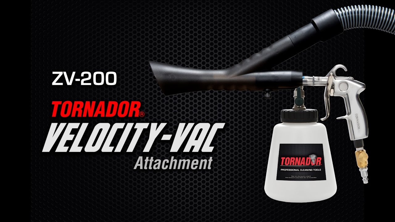 Cleaning with the TORNADOR ZV-200 VELOCITY VAC