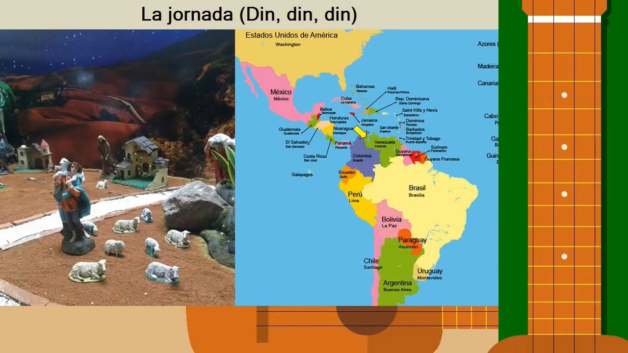 La jornada (Din, din, din) -  En cuatro venezolano - En Si mayor (9 acordes)