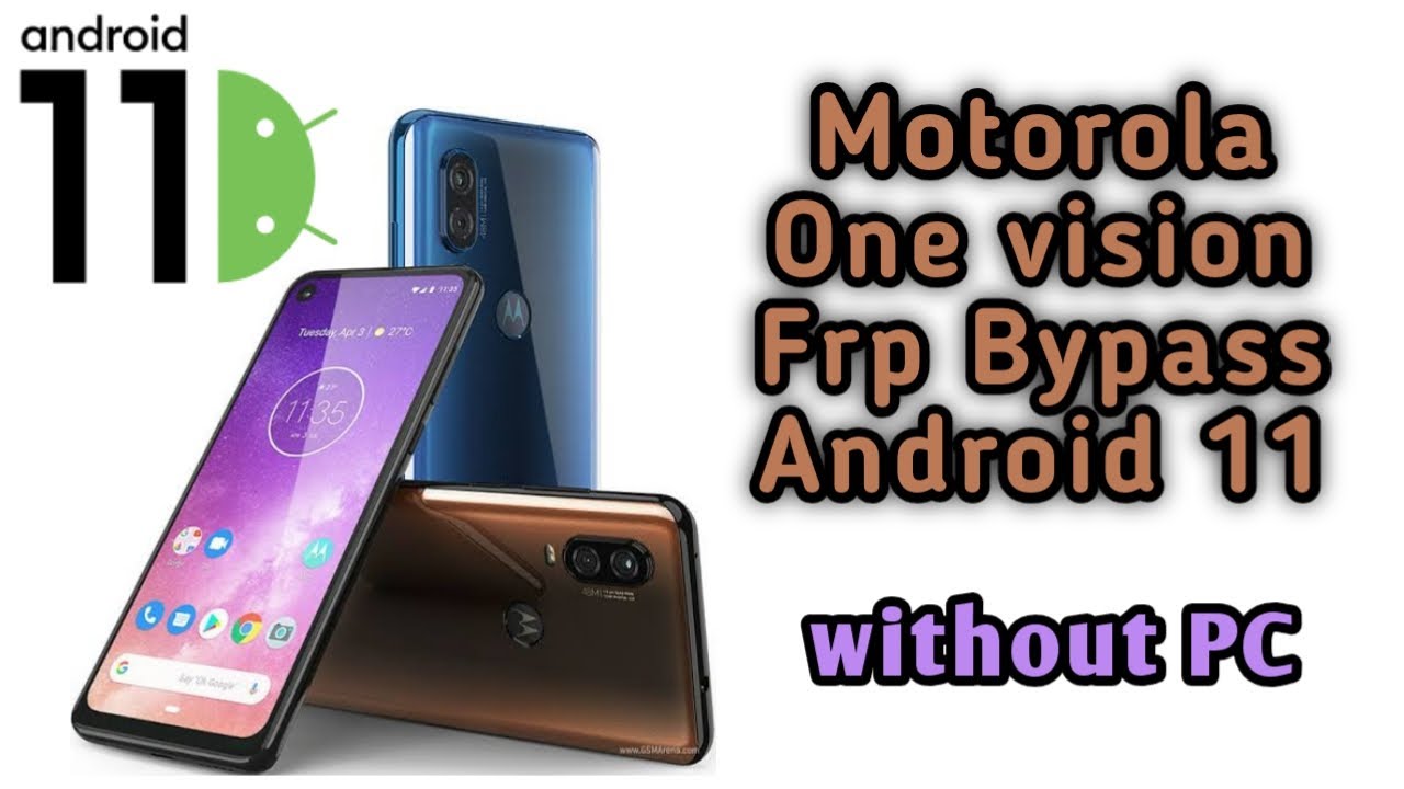 Motorola One vision XT1970-3 Android 11 Frp Bypass || working 100%