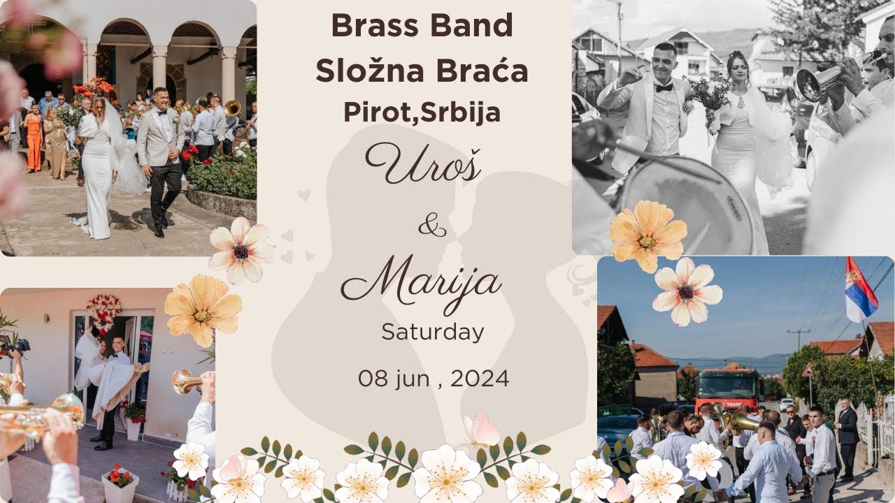 PIROTSKO SVADBENO VESELJE BRASS BAND SLOŽNA BRAĆA PIROT SRBIJA 2024/25