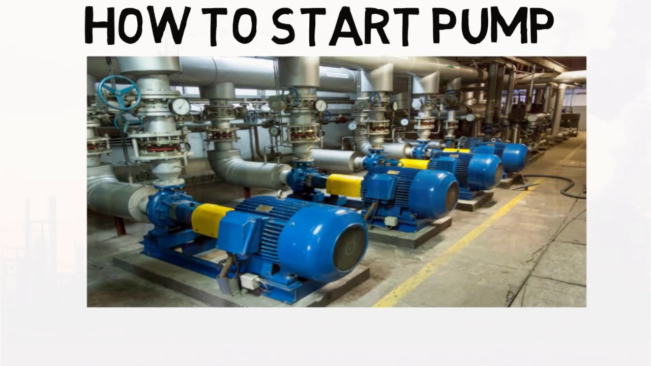 How to start pump