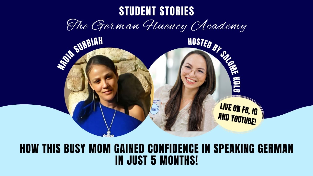 How This Busy Mom Gained Confidence in German in just 5 Months! || German Fluency Academy Review
