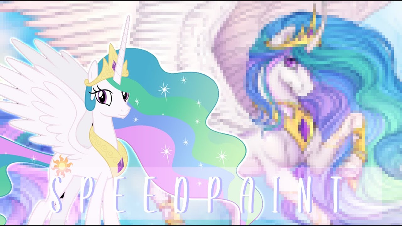 Drawing PRINCESS CELESTIA In My Style | REDESIGN|  SPEEDPAINT