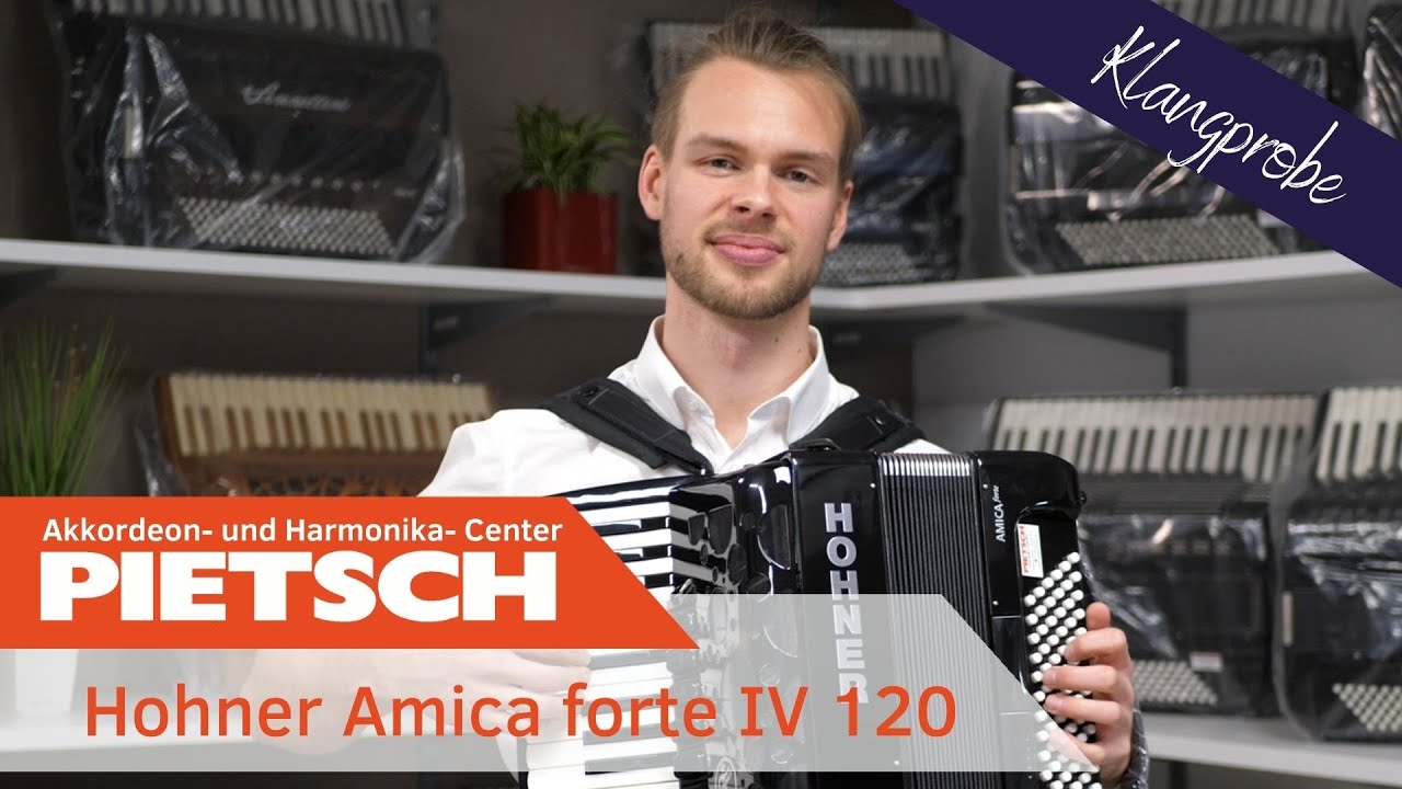 Akkordeon - Hohner Amica forte IV 120 - Klangprobe