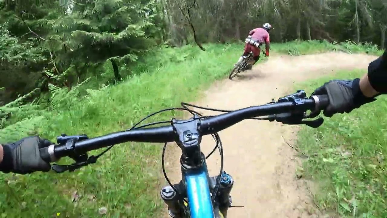 Zielony Zygzak - trasa rowerowa dla początkujących w Bike Parku Skolnity (Wisła)