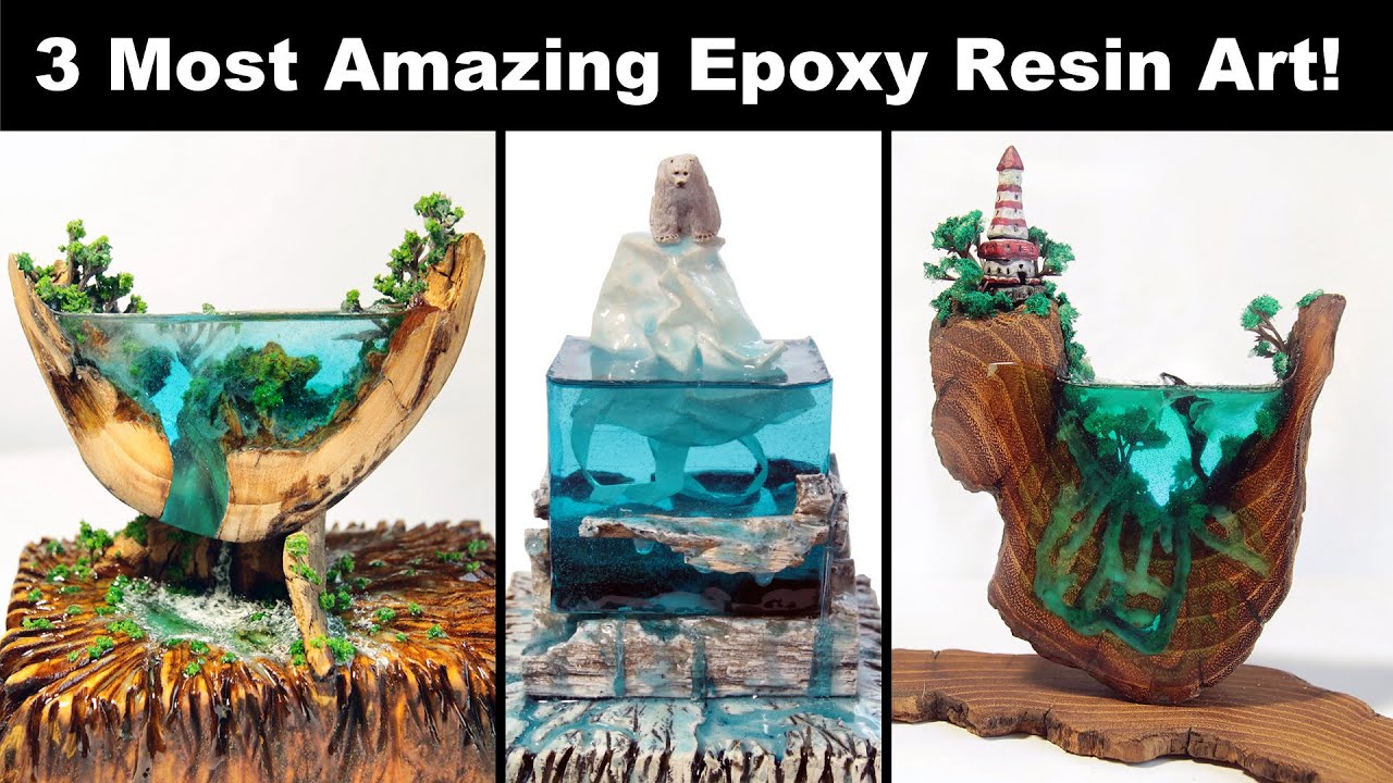 3 Most Amazing Epoxy Resin Art! DIY.