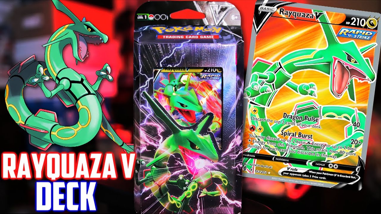 RAYQUAZA V-Battle Deck! Стоит ли оно того? (Вступление/Обзор)
