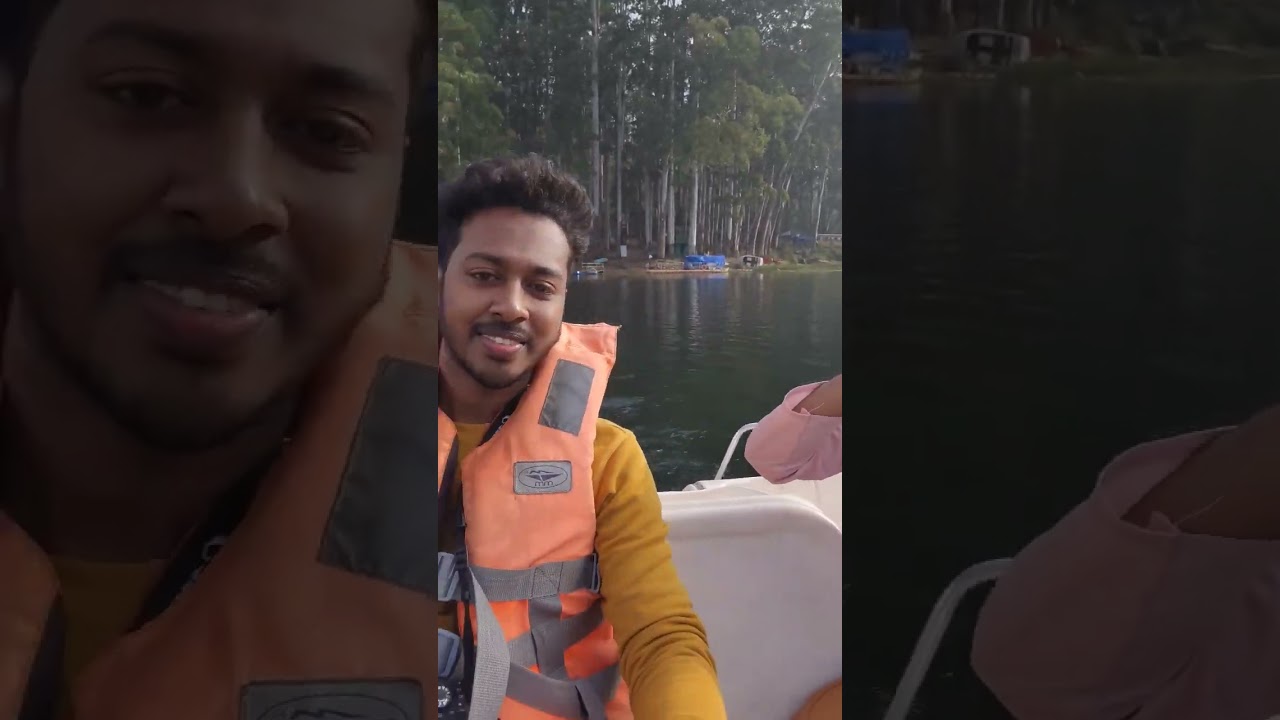 Boating at Munnar #boating #kerala #travel #shorts #couple #munnar #nature