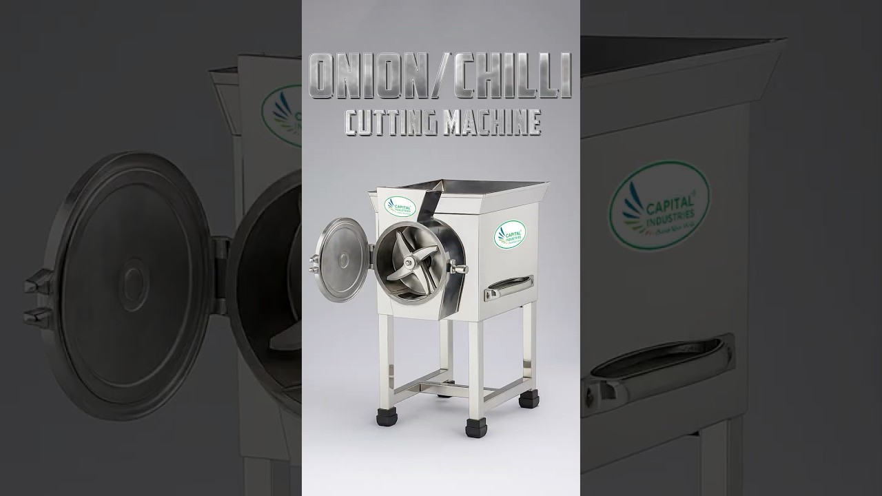 High-Speed Commercial Vegetable Chopper | Onion & Chilli Cutting Machine Demo