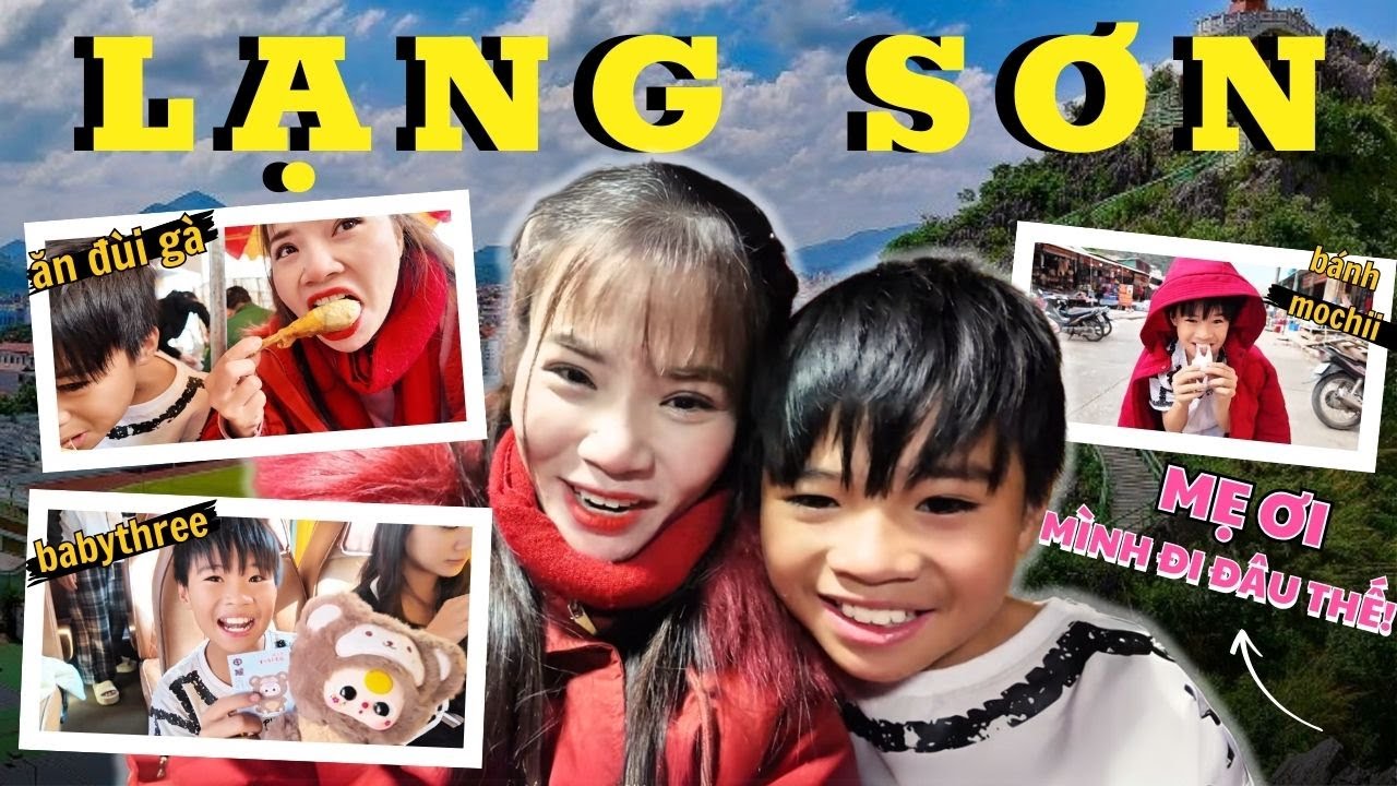 Vi vu chợ Tết Lạng Sơn, hai mẹ con mạnh tay mua cả SET BABYTHREE về UNBOX, mắt hiếm của con đâu mẹ ?
