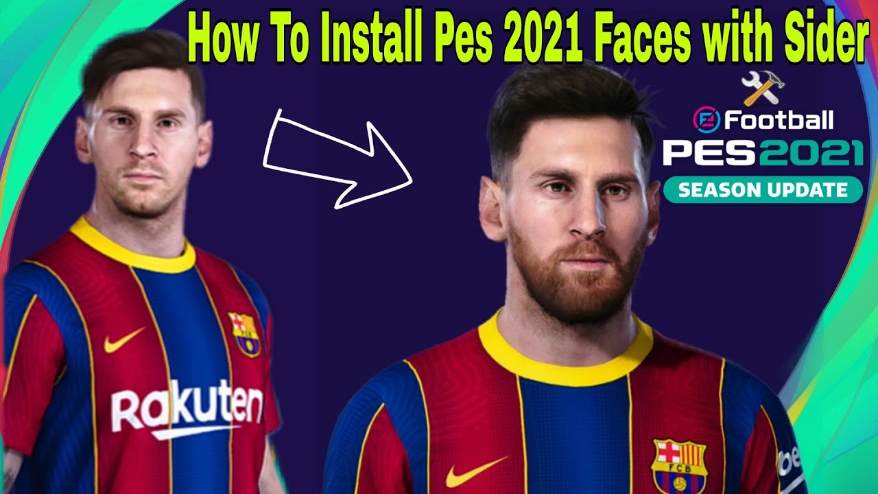HOW TO INSTALL PES 2021 FACES WITH SIDER 7