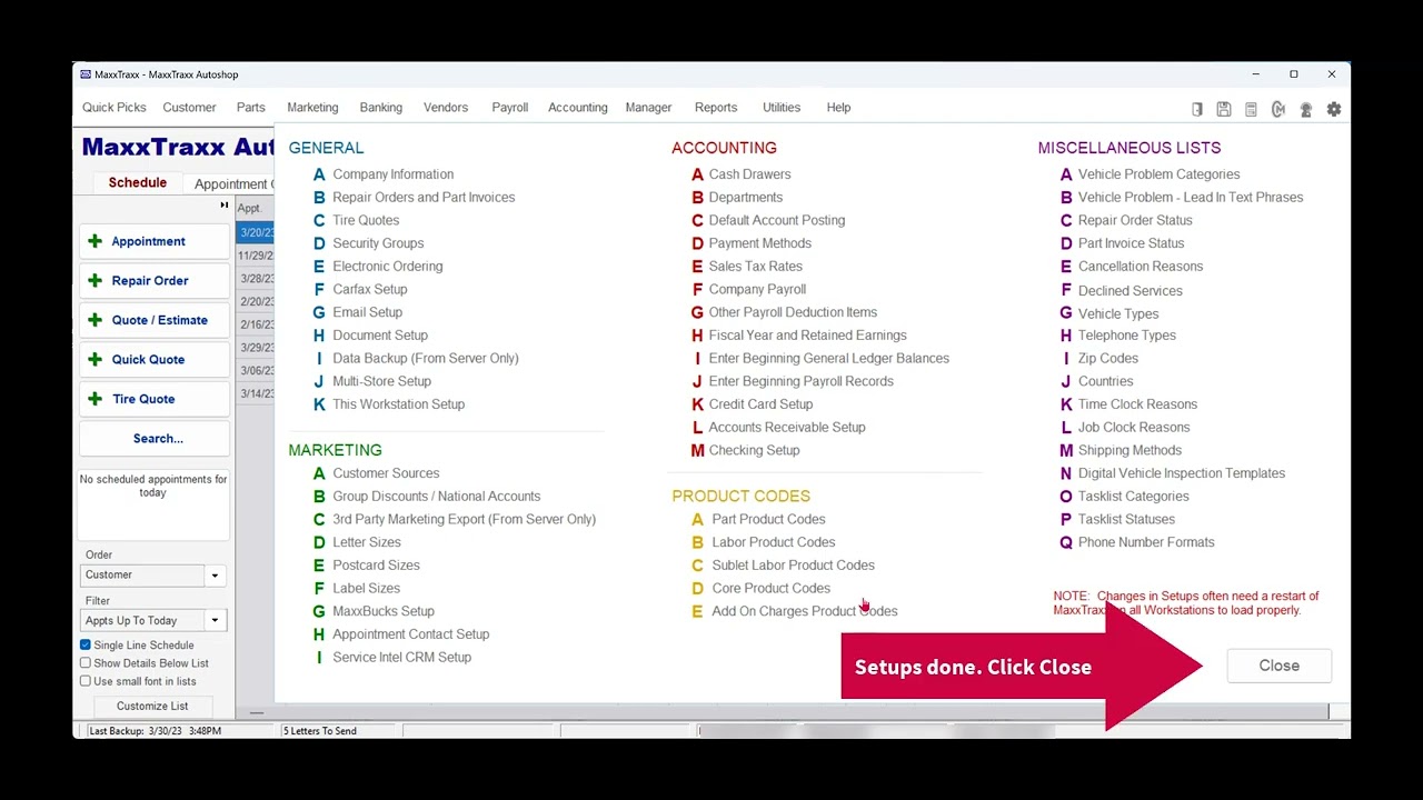 MaxxTraxx | Add PartsTech Account To Setups