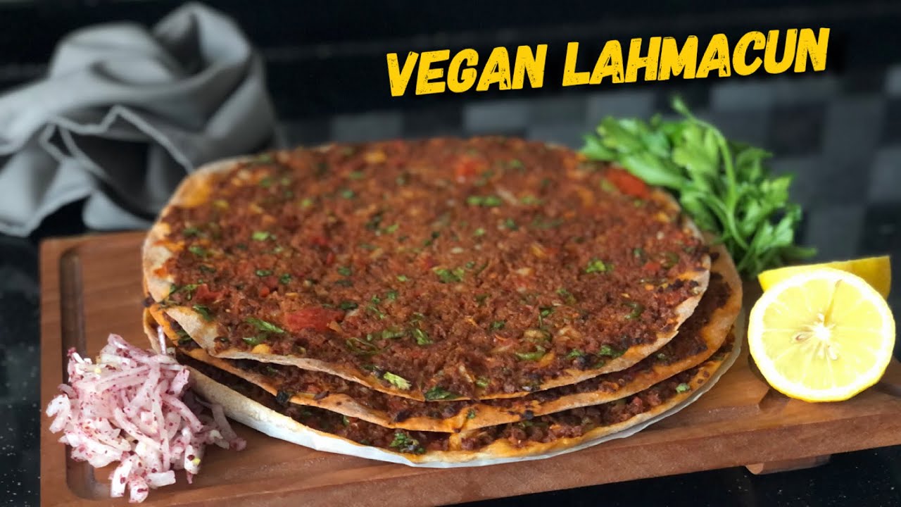 EV YAPIMI NEFİS VEGAN LAHMACUN TARİFİ 💯
