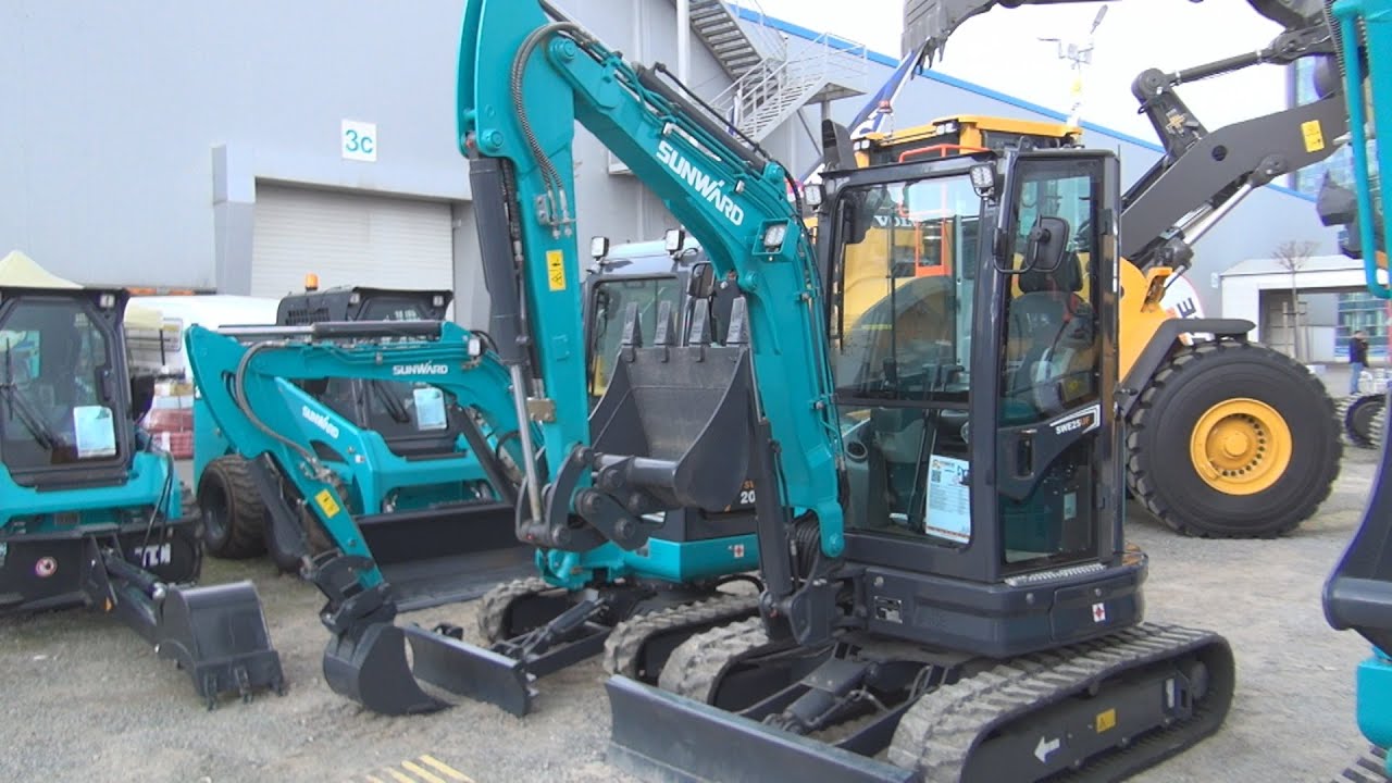 Sunward SWE25UF Mini Excavator (2022) Exterior and Interior