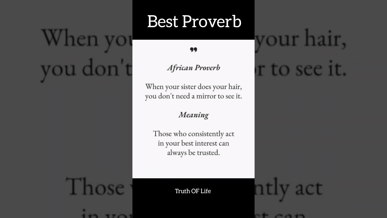 Best African Proverb #motivation #proverbs #africanproverbs #successmind