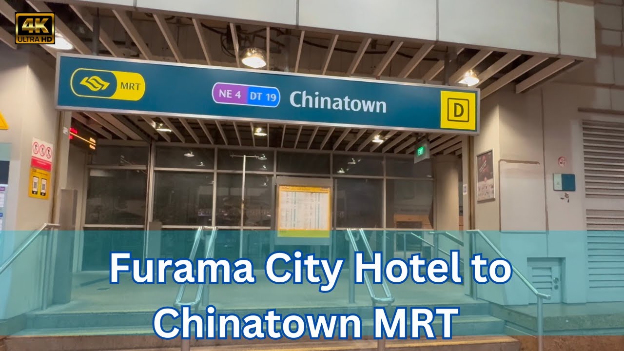 Walking from Furama City Hotel to Chinatown MRT via People’s Park Centre