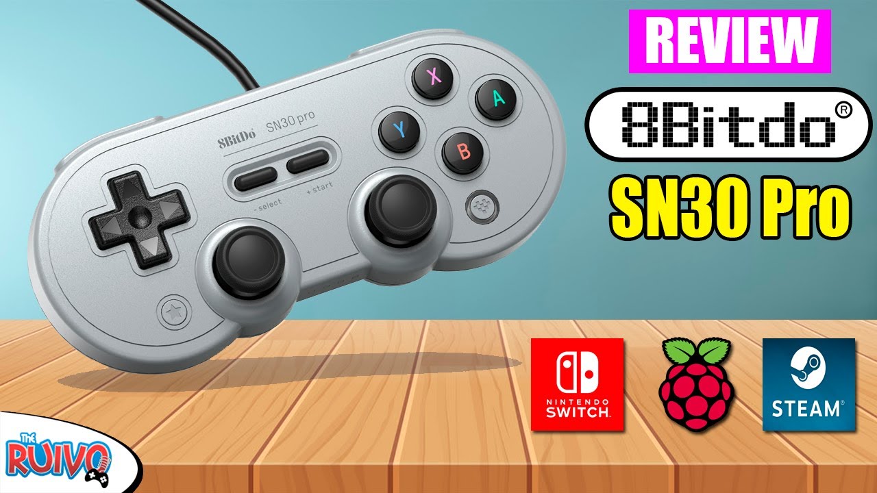 Controle 8bitDo SN30 Pro Com Fio é Excelente e Barato!