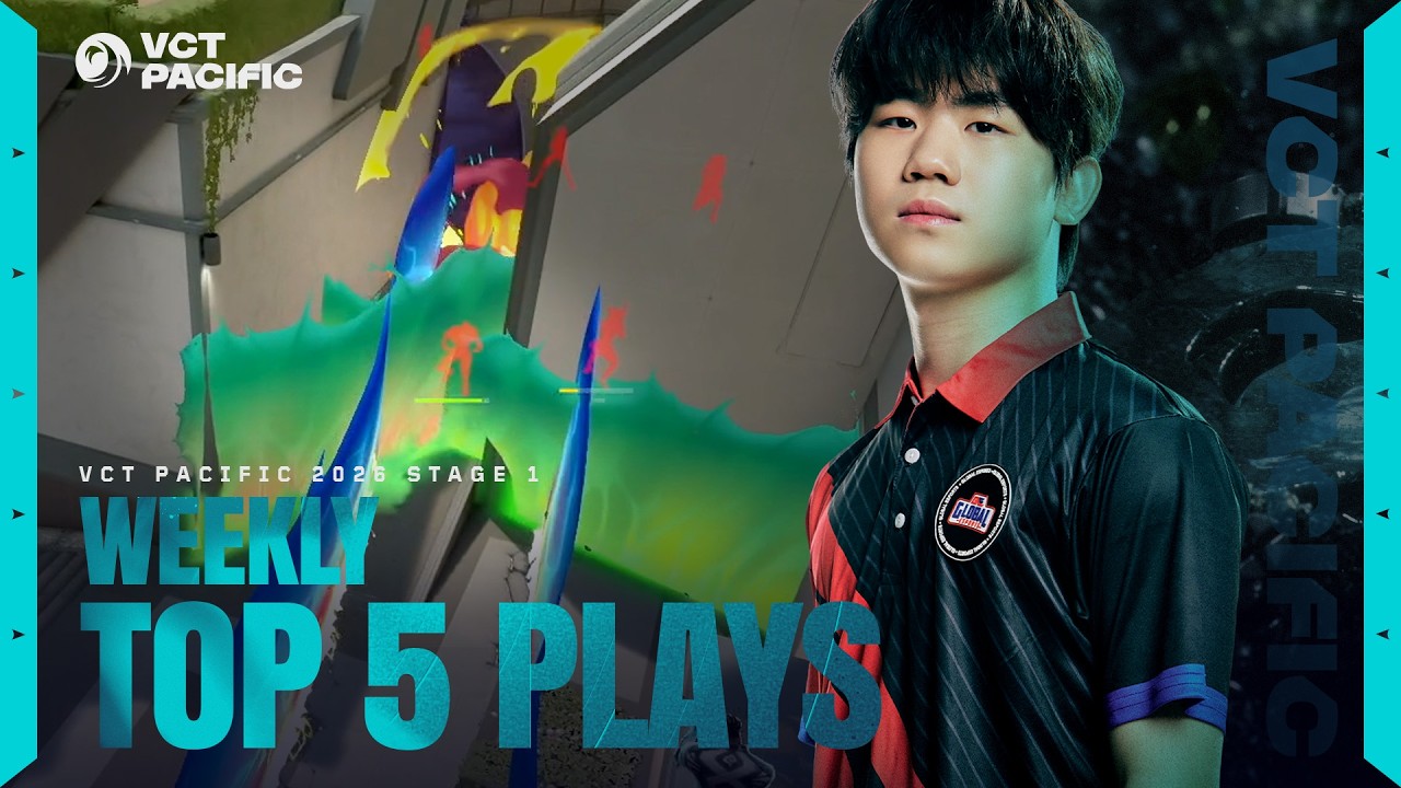 Weekly Top 5 Plays  &mdash; 1주 차  | VCT 퍼시픽 스테이지 1