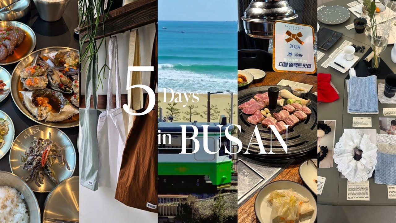 【釜山vlog🇰🇷4K🎞️】感動の釜山グルメ旅。人生チュロス🧁また行きたくなる理由がここにある。
