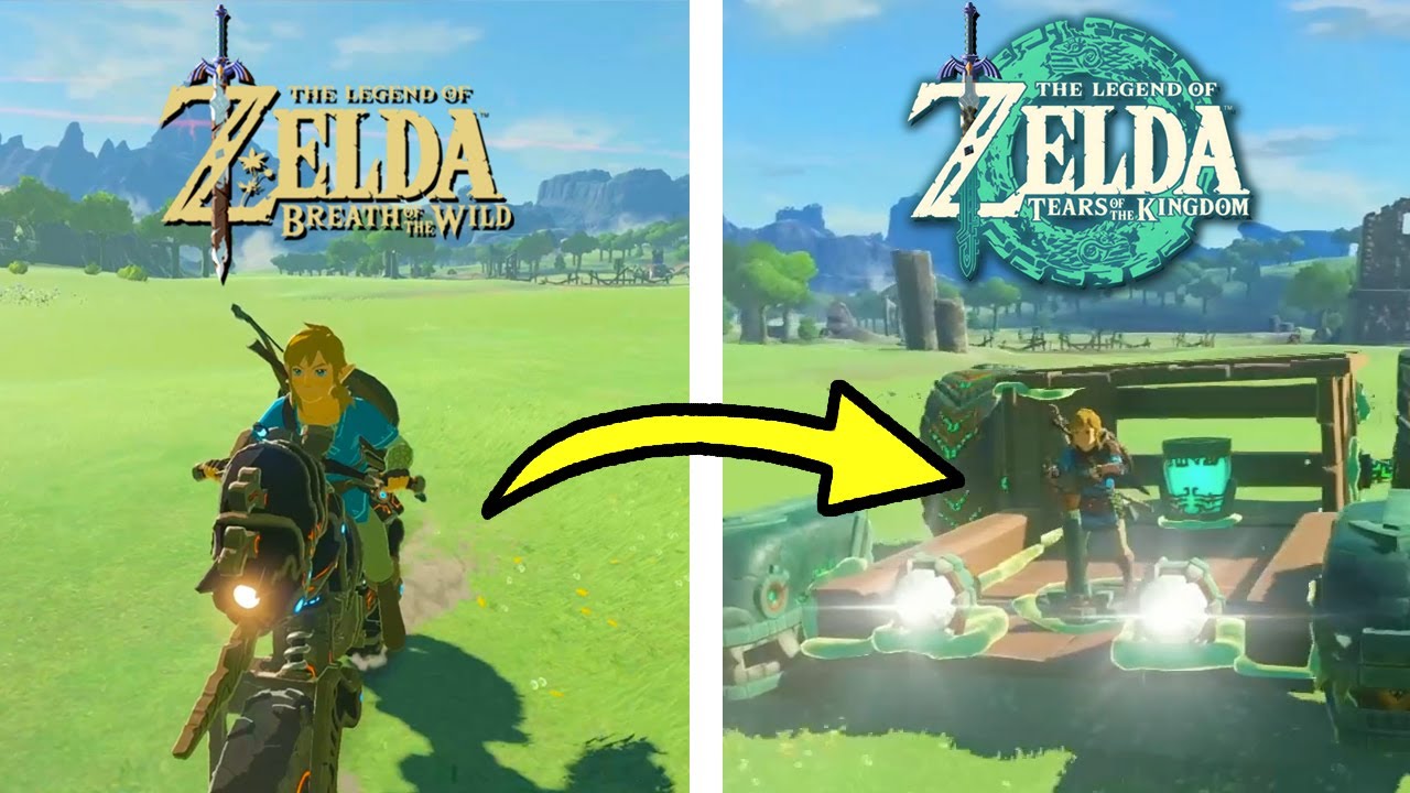 Zelda: Tears of the Kingdom VS Breath of the Wild - Full Comparison