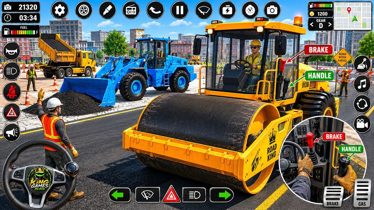 🚧 City Road Collapse Repair | Realistic Crane Excavation Gameplay