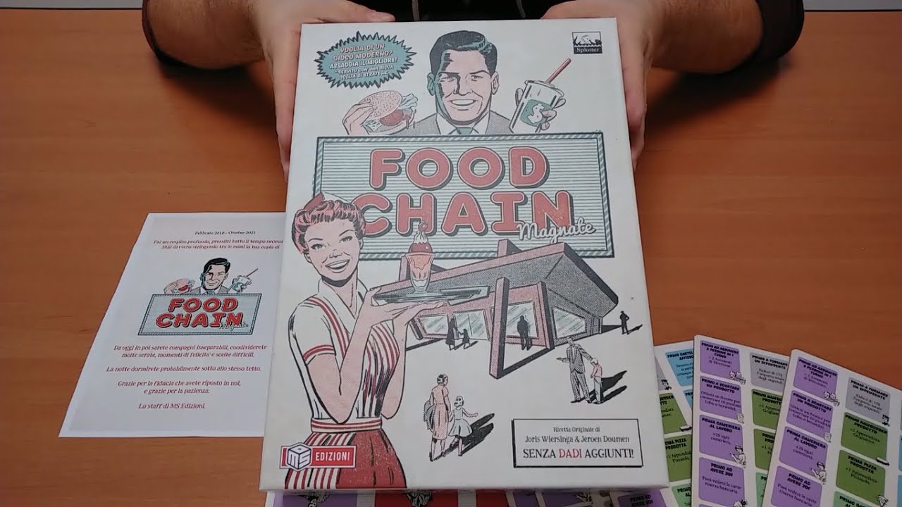 Food Chain Magnate (Edizione Italiana) - Gioco da Tavolo (83# Unboxing Non Richiesto)