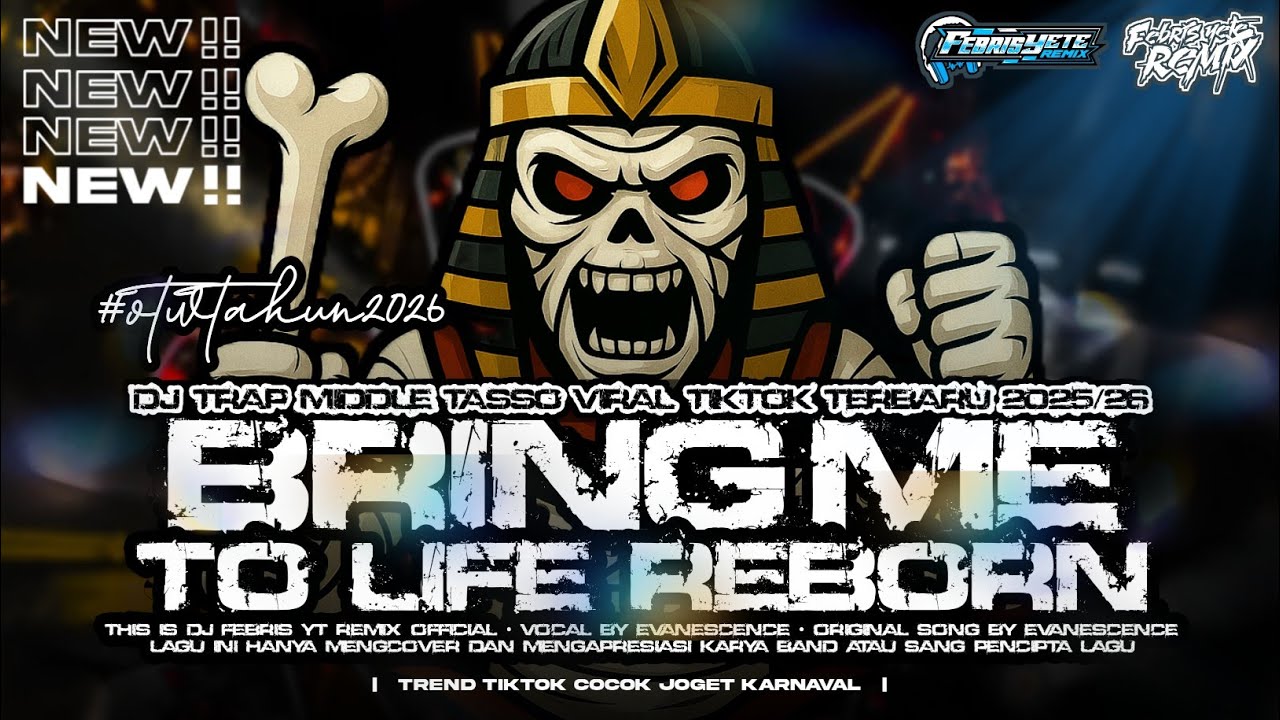 DJ BRING ME TO LIFE REBORN‼️TJAP TASSO BASS GLERR VIRAL TIKTOK TERBARU🔥#dj 