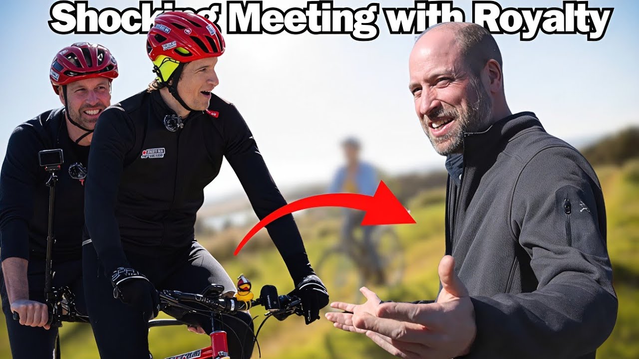 Принц Уильям появился на двухместном велосипеде вместе с Грегом Джеймсом — и никто этого не ожидал.