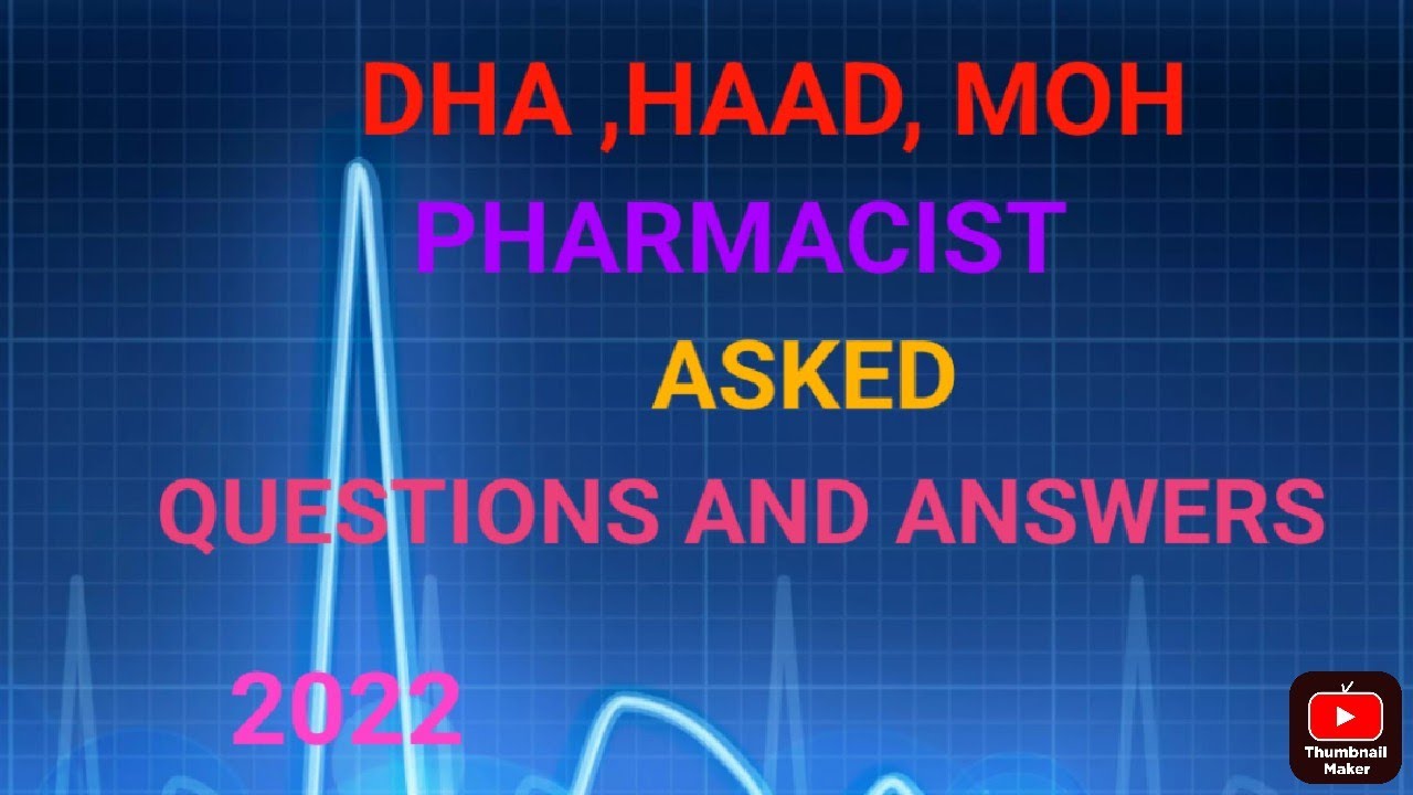 DHA, HAAD, MOH | LATEST| ASKED| QUESTIONS AND ANSWERS| 2022| PHARMACIST GULF EXAM| @NSPharma