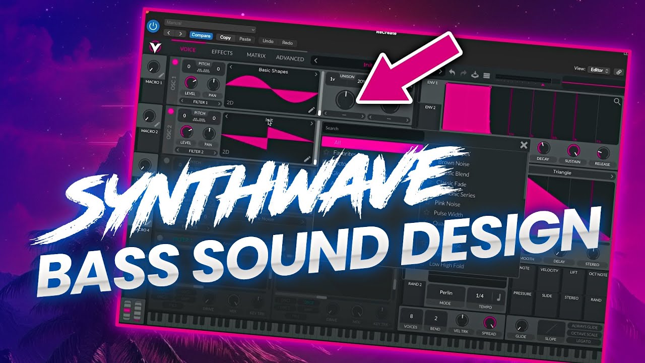 Как создать басовый звук Polysix Fat Line (Synthwave) на любом синтезаторе
