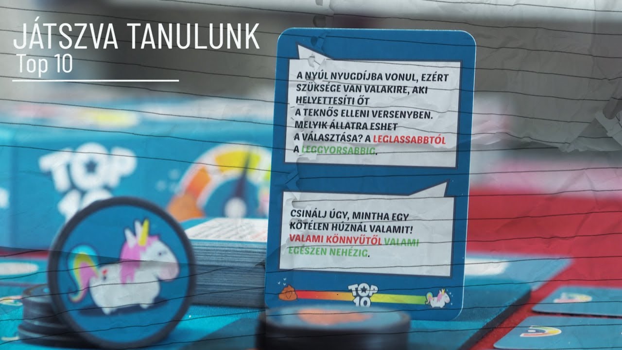 Top 10 társasjáték 📝 JÁTSZVA TANULUNK