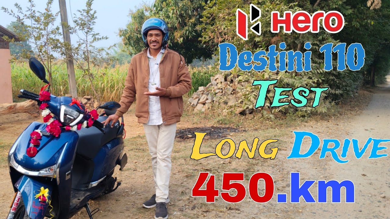 Hero Destini 110  Full Review Test Long Drive Mileage #ajaylifestyle #Hero #HeroDestini2025 