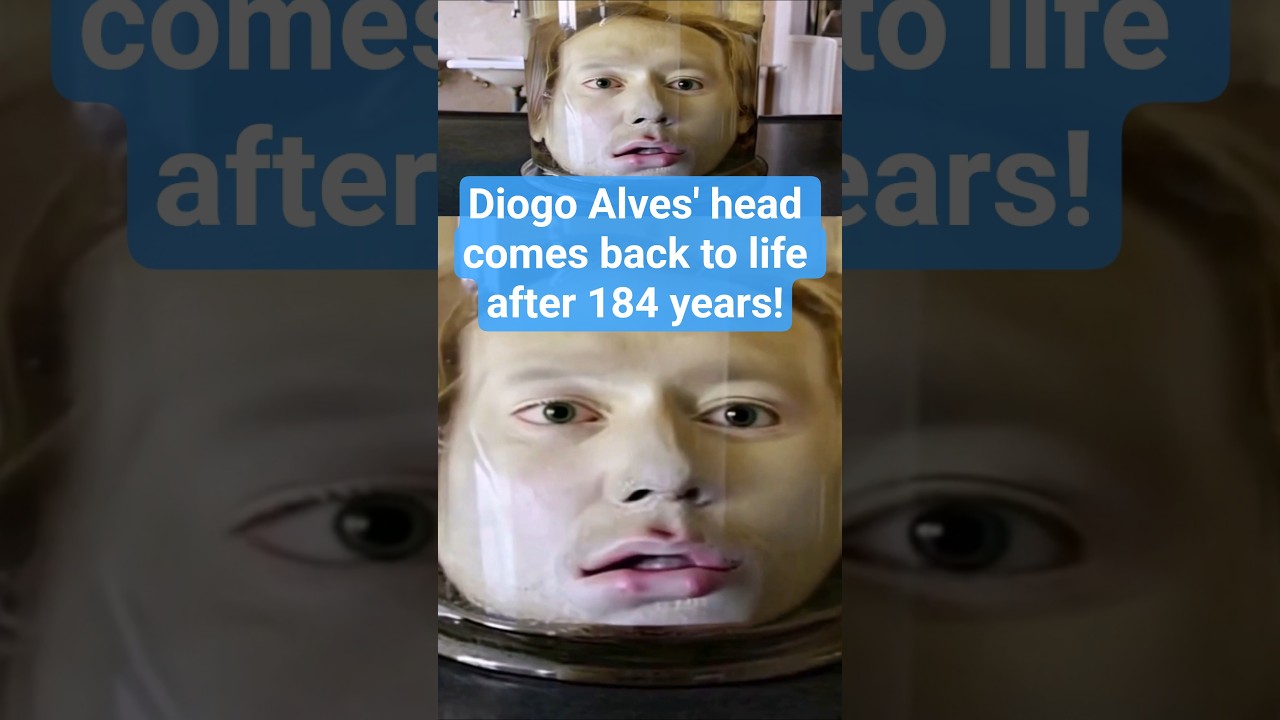 Diogo Alves head in a jar, Comes back to life after 184 years! Diogo Alves ruined by AI #ai #memes