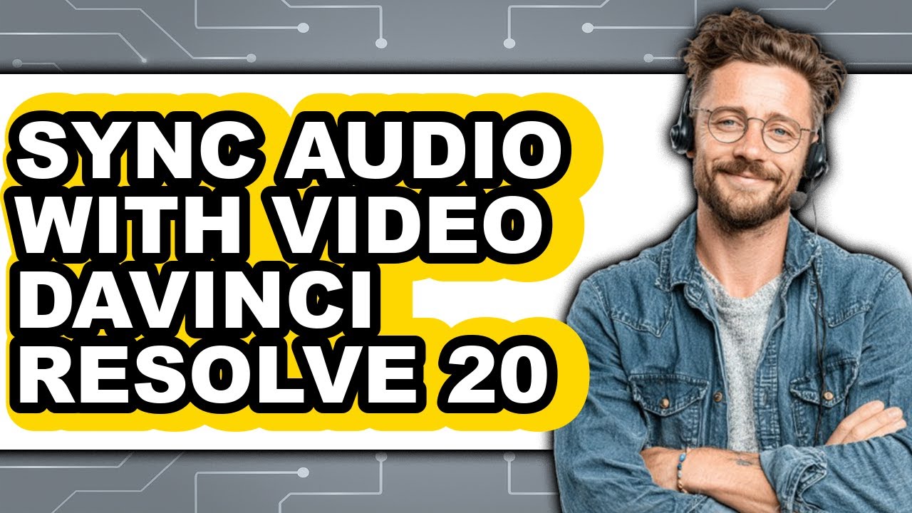 How to Sync Audio with Video Davinci Resolve 20 (easy Method)