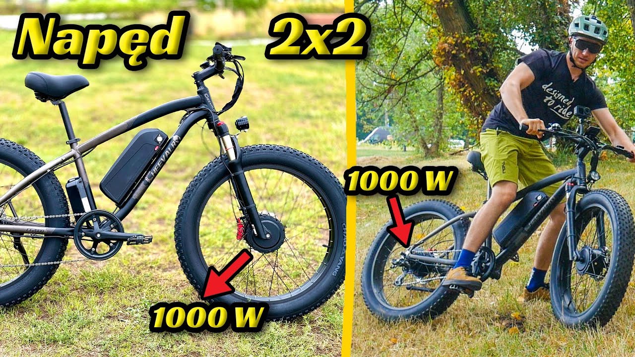 Napęd Na 2 Koła za 6000 zł - Rower Elektryczny CHEEVALRY CF2000