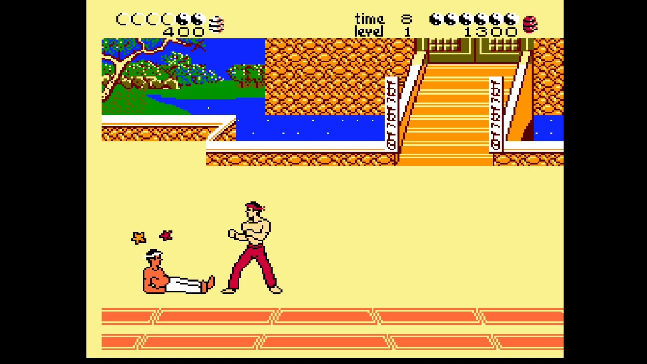 'Way of the Exploding Fist' Game Capture from Evercade (Piko Interactive Collection 1 Cartridge)