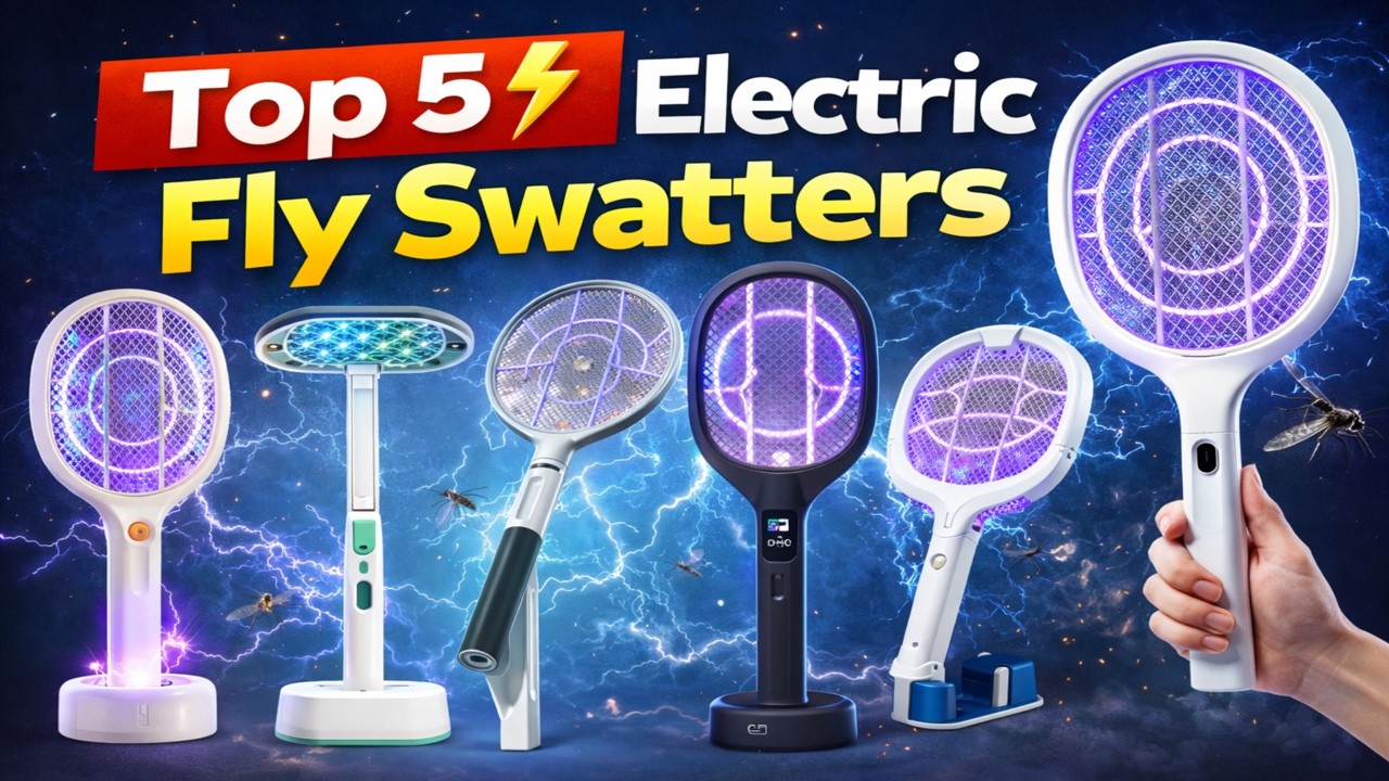 Top 5 Best Electric Fly Swatters 2026 | Powerful Rechargeable Bug Zappers